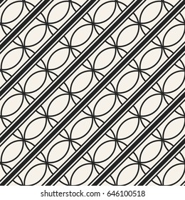 Abstract concept vector monochrome geometric pattern. Black and white minimal background. Creative illustration template. Seamless stylish texture. For wallpaper, surface, web design, textile, decor.