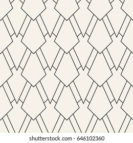 Abstract concept vector monochrome geometric pattern. Black and white minimal background. Creative illustration template. Seamless stylish texture. For wallpaper, surface, web design, textile, decor.
