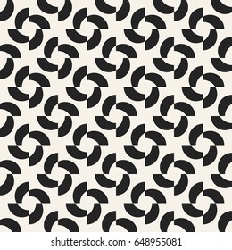 Abstract concept vector monochrome geometric pattern. Black and white minimal background. Creative illustration template. Seamless stylish texture. For wallpaper, surface, web design, textile, decor.