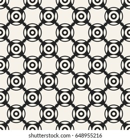 Abstract concept vector monochrome geometric pattern. Black and white minimal background. Creative illustration template. Seamless stylish texture. For wallpaper, surface, web design, textile, decor.