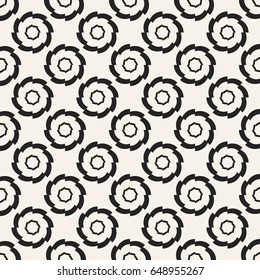 Abstract concept vector monochrome geometric pattern. Black and white minimal background. Creative illustration template. Seamless stylish texture. For wallpaper, surface, web design, textile, decor.