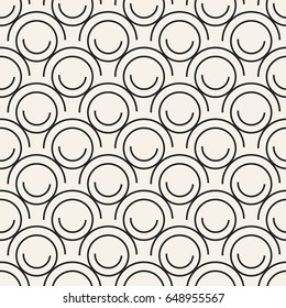 Abstract concept vector monochrome geometric pattern. Black and white minimal background. Creative illustration template. Seamless stylish texture. For wallpaper, surface, web design, textile, decor.