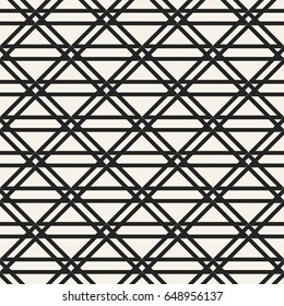 Abstract concept vector monochrome geometric pattern. Black and white minimal background. Creative illustration template. Seamless stylish texture. For wallpaper, surface, web design, textile, decor.