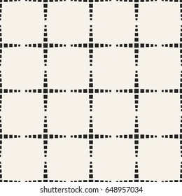 Abstract concept vector monochrome geometric pattern. Black and white minimal background. Creative illustration template. Seamless stylish texture. For wallpaper, surface, web design, textile, decor.