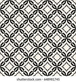 Abstract concept vector monochrome geometric pattern. Black and white minimal background. Creative illustration template. Seamless stylish texture. For wallpaper, surface, web design, textile, decor.