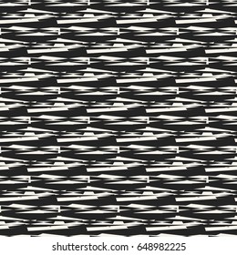 Abstract concept vector monochrome geometric pattern. Black and white minimal background. Creative illustration template. Seamless stylish texture. For wallpaper, surface, web design, textile, decor.