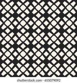 Abstract concept vector monochrome geometric pattern. Black and white minimal background. Creative illustration template. Seamless stylish texture. For wallpaper, surface, web design, textile, decor.