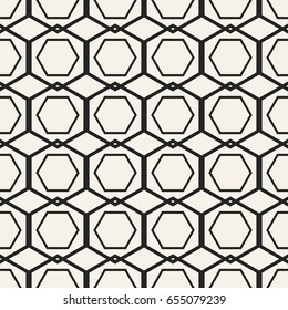Abstract concept vector monochrome geometric pattern. Black and white minimal background. Creative illustration template. Seamless stylish texture. For wallpaper, surface, web design, textile, decor.
