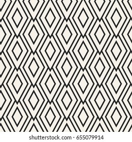 Abstract concept vector monochrome geometric pattern. Black and white minimal background. Creative illustration template. Seamless stylish texture. For wallpaper, surface, web design, textile, decor.