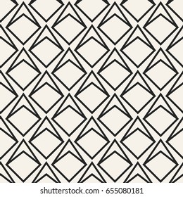 Abstract concept vector monochrome geometric pattern. Black and white minimal background. Creative illustration template. Seamless stylish texture. For wallpaper, surface, web design, textile, decor.