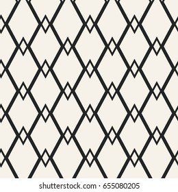 Abstract concept vector monochrome geometric pattern. Black and white minimal background. Creative illustration template. Seamless stylish texture. For wallpaper, surface, web design, textile, decor.