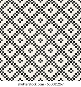 Abstract concept vector monochrome geometric pattern. Black and white minimal background. Creative illustration template. Seamless stylish texture. For wallpaper, surface, web design, textile, decor.