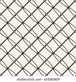 Abstract concept vector monochrome geometric pattern. Black and white minimal background. Creative illustration template. Seamless stylish texture. For wallpaper, surface, web design, textile, decor.