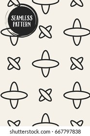 Abstract concept vector monochrome geometric pattern. Black and white minimal background. Creative illustration template. Seamless stylish texture. For wallpaper, surface, web design, textile, decor