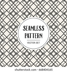 Abstract concept vector monochrome geometric pattern. Black and white minimal background. Creative illustration template. Seamless stylish texture. For wallpaper, surface, web design, textile, decor