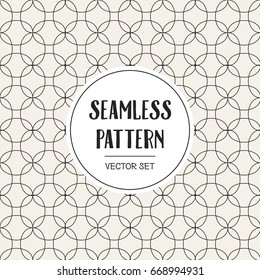 Abstract concept vector monochrome geometric pattern. Black and white minimal background. Creative illustration template. Seamless stylish texture. For wallpaper, surface, web design, textile, decor