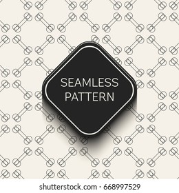 Abstract concept vector monochrome geometric pattern. Black and white minimal background. Creative illustration template. Seamless stylish texture. For wallpaper, surface, web design, textile, decor