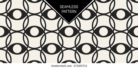 Abstract concept vector monochrome geometric pattern. Black and white minimal background. Creative illustration template. Seamless stylish texture. For wallpaper, surface, web design, textile, decor