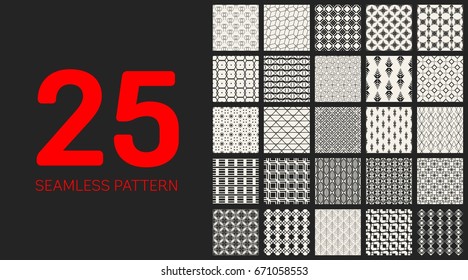 Abstract concept vector monochrome geometric pattern. Black and white minimal background. Creative illustration template. Seamless stylish texture. For wallpaper, surface, web design, textile, decor