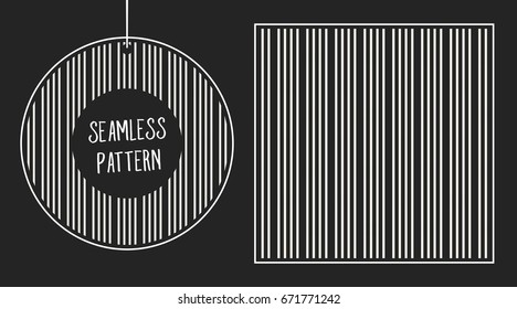 Abstract concept vector monochrome geometric pattern. Black and white minimal background. Creative illustration template. Seamless stylish texture. For wallpaper, surface, web design, textile, decor