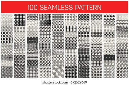 Abstract concept vector monochrome geometric pattern. Black and white minimal background. Creative illustration template. Seamless stylish texture. For wallpaper, surface, web design, textile, decor