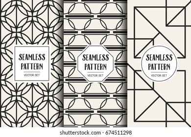 Patrón geométrico monocromo del vector conceptual abstracto. Fondo mínimo blanco y negro. Plantilla de ilustración creativa. Textura elegante y sin inconvenientes. Papel tapiz, superficie, diseño web, textil, decoración