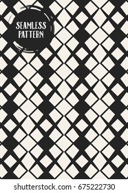 Abstract concept vector monochrome geometric pattern. Black and white minimal background. Creative illustration template. Seamless stylish texture. For wallpaper, surface, web design, textile, decor