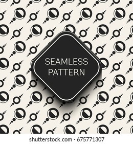 Abstract concept vector monochrome geometric pattern. Black and white minimal background. Creative illustration template. Seamless stylish texture. For wallpaper, surface, web design, textile, decor