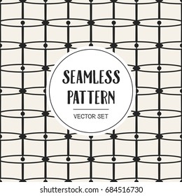 Abstract concept vector monochrome geometric pattern. Black and white minimal background. Creative illustration template. Seamless stylish texture. For wallpaper, surface, web design, textile, decor