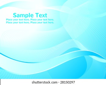 abstract concept vector wave illustration