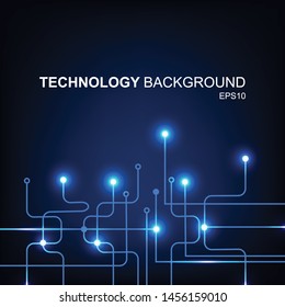 abstract concept of white circuit networking background