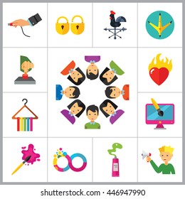 Abstract Concepts Icon Set
