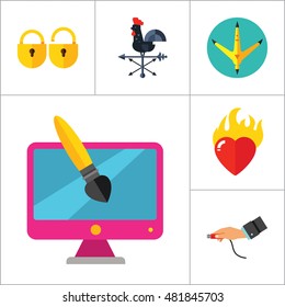 Abstract Concepts Icon Set