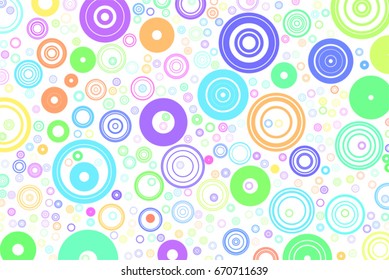 Abstract conceptual circles, bubbles, sphere or ellipses pattern. Good for web page, graphic design, catalog, texture or background. No overlapping. Vector illustration graphic.