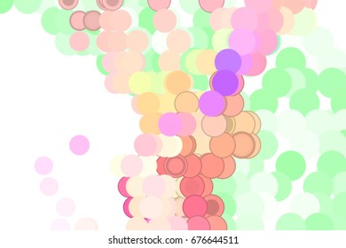 Abstract conceptual circles, bubbles, sphere or ellipses pattern. Good for web page, graphic design, catalog, texture or background. Vector illustration graphic.