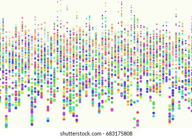 Abstract conceptual circles, bubbles, sphere or ellipses pattern. Good for web page, graphic design, catalog, texture or background. Vector illustration graphic.