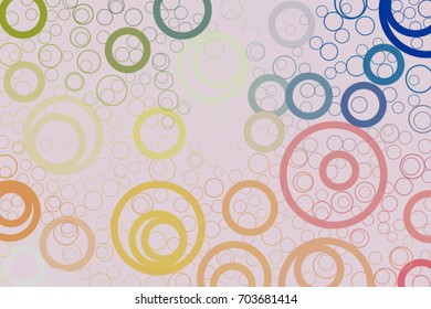 Abstract conceptual circles, bubbles, sphere or ellipses pattern. Good for web page, graphic design, catalog, texture or background. Vector illustration graphic.