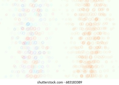 Abstract conceptual circles or ellipses pattern. Good for web page, graphic design, catalog, texture or background. Vector illustration graphic.