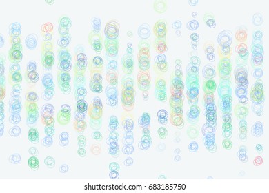 Abstract conceptual circles or ellipses pattern. Good for web page, graphic design, catalog, texture or background. Vector illustration graphic.