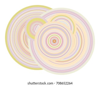 Abstract conceptual geometric circles, bubbles, sphere or ellipses pattern. Good for web page, graphic design, catalog, texture or background. Vector illustration graphic.