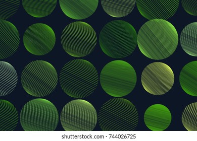 Abstract conceptual geometric messy random line circles pattern. Good for web page, graphic design, catalog, texture or background. Vector illustration graphic.