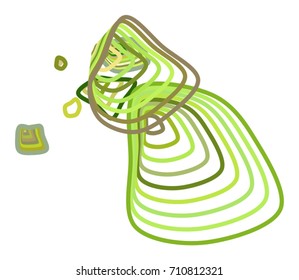 Abstract conceptual geometric path lines pattern. Good for web page, graphic design, catalog, texture or background. Vector illustration graphic.