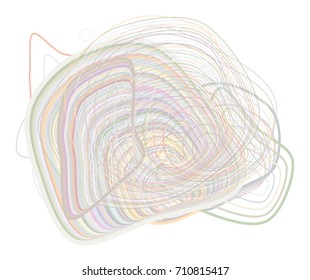 Abstract conceptual geometric path lines pattern. Good for web page, graphic design, catalog, texture or background. Vector illustration graphic.