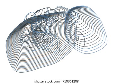 Abstract conceptual geometric path lines pattern. Good for web page, graphic design, catalog, texture or background. Vector illustration graphic.