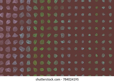 Abstract conceptual geometric rounded shapes. Good for web page, graphic design, catalog, texture or background. Vector illustration graphic.