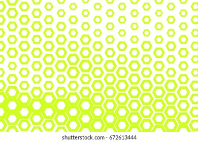 Abstract conceptual hexagon pattern. Good for web page, graphic design, catalog, texture or background. Style of mosaic or tile. Vector illustration graphic.