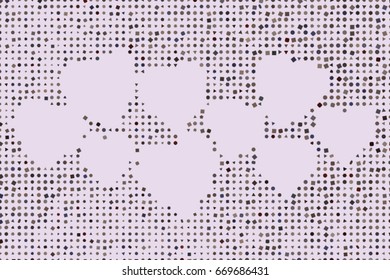 Abstract conceptual mixed pattern. Good for web page, graphic design, catalog, texture or background. Style of mosaic or tile. Vector illustration graphic.