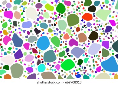 Abstract conceptual mixed pattern. Good for web page, graphic design, catalog, texture or background. No overlapping. Vector illustration graphic.
