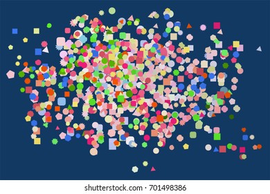 Abstract conceptual mixed pattern. Good for web page, graphic design, catalog, texture or background. Vector illustration graphic.