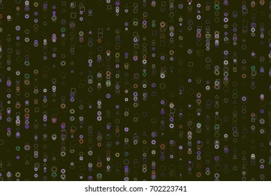 Abstract conceptual mixed pattern. Good for web page, graphic design, catalog, texture or background. Vector illustration graphic.